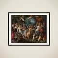 Gudernes festmåltid. Peleus' og Thetis' bryllupsfest framed