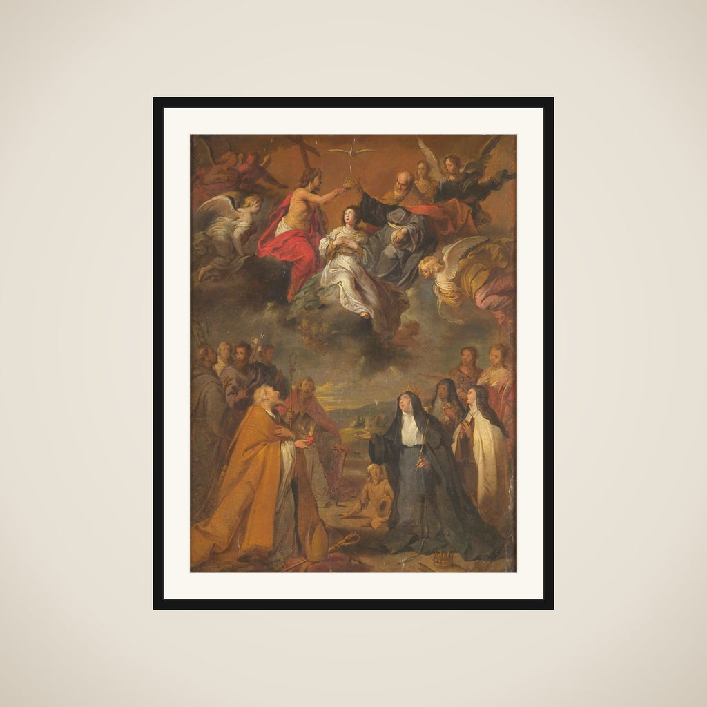 Jomfru Marias himmelkroning framed