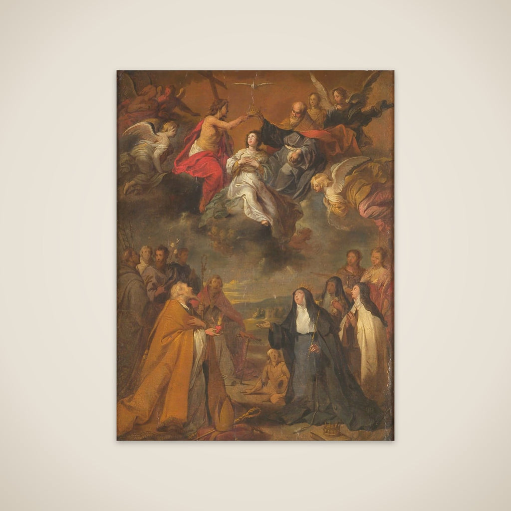 Jomfru Marias himmelkroning unframed print