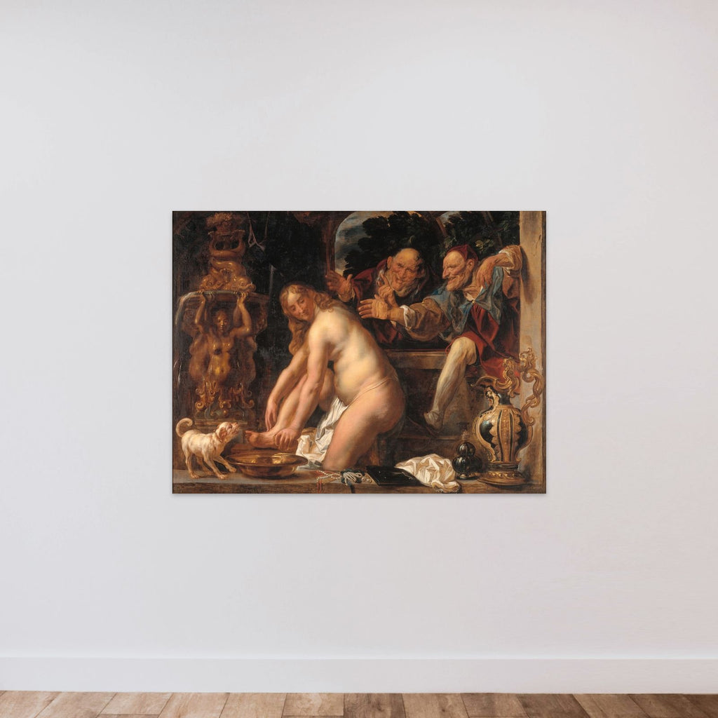 Susanne og de to ældste unframed — shown to scale