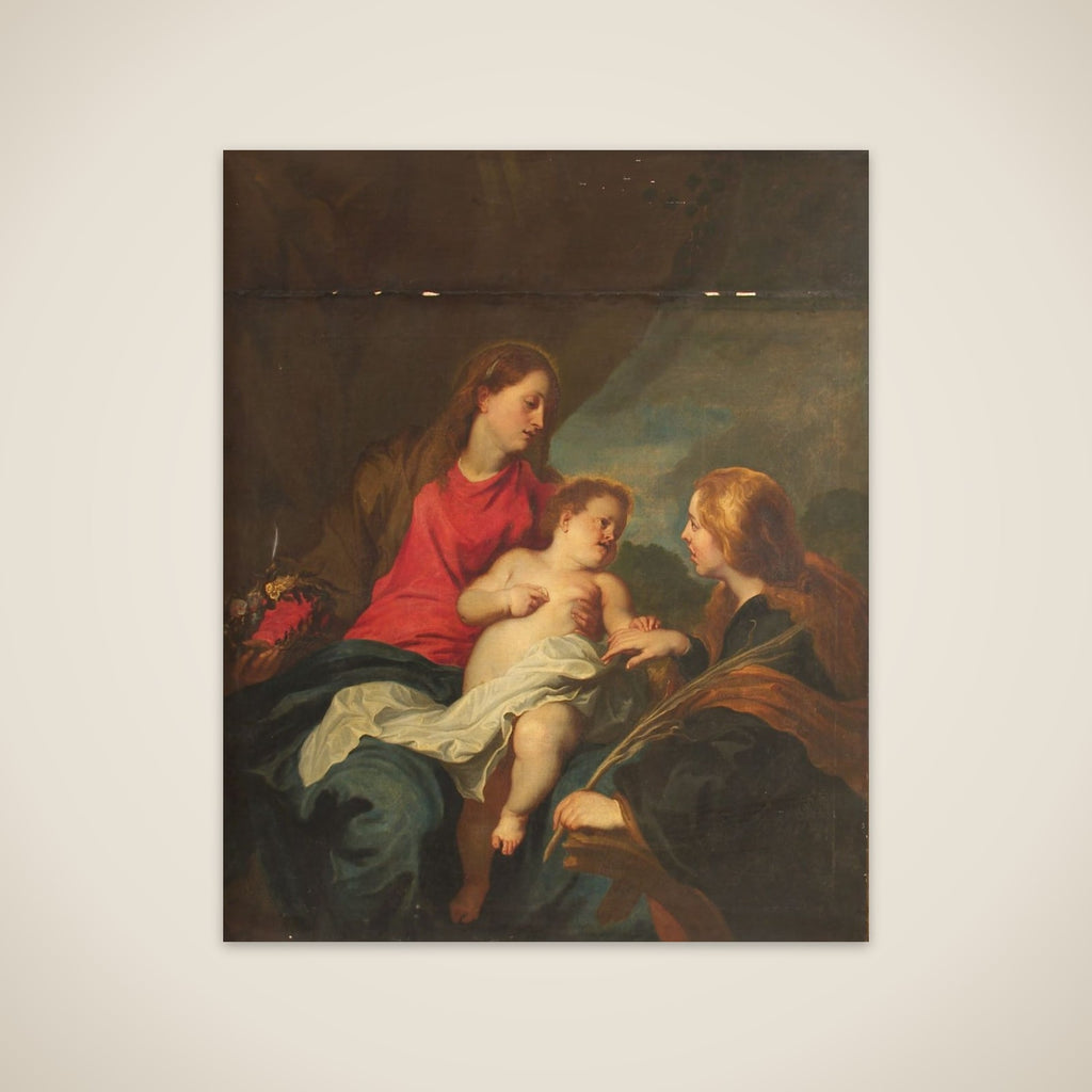 Den hellige Catharinas trolovelse unframed print
