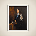 Portræt af kong Carl den første af England framed