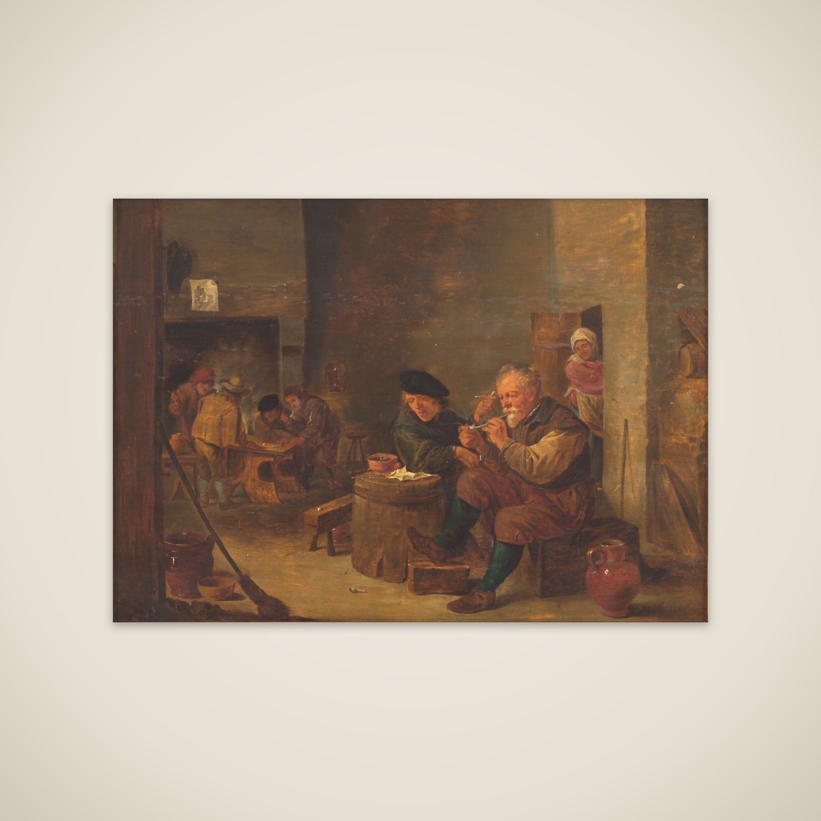 En krostue unframed print