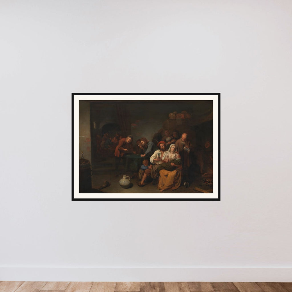 Kroscene framed — shown to scale