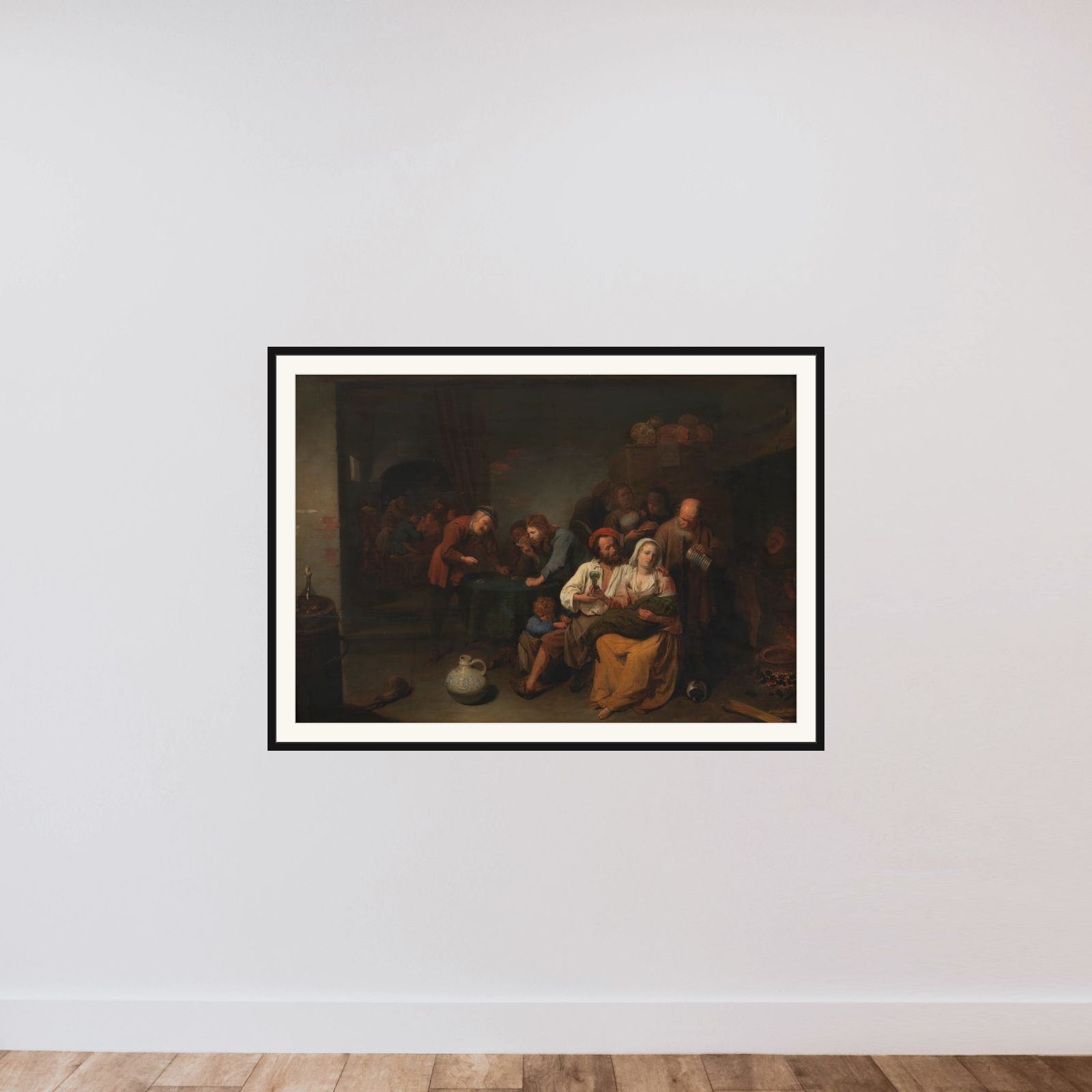 Kroscene framed — shown to scale