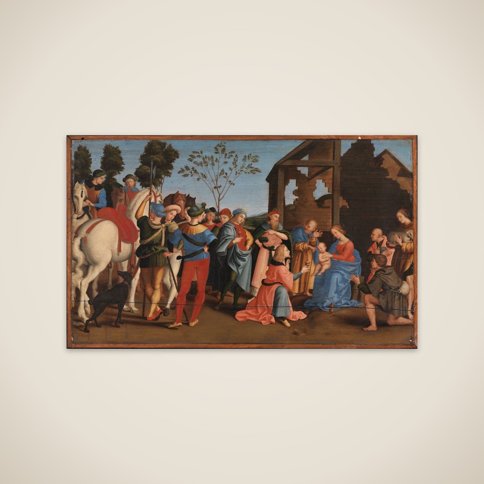 Kongernes tilbedelse unframed print