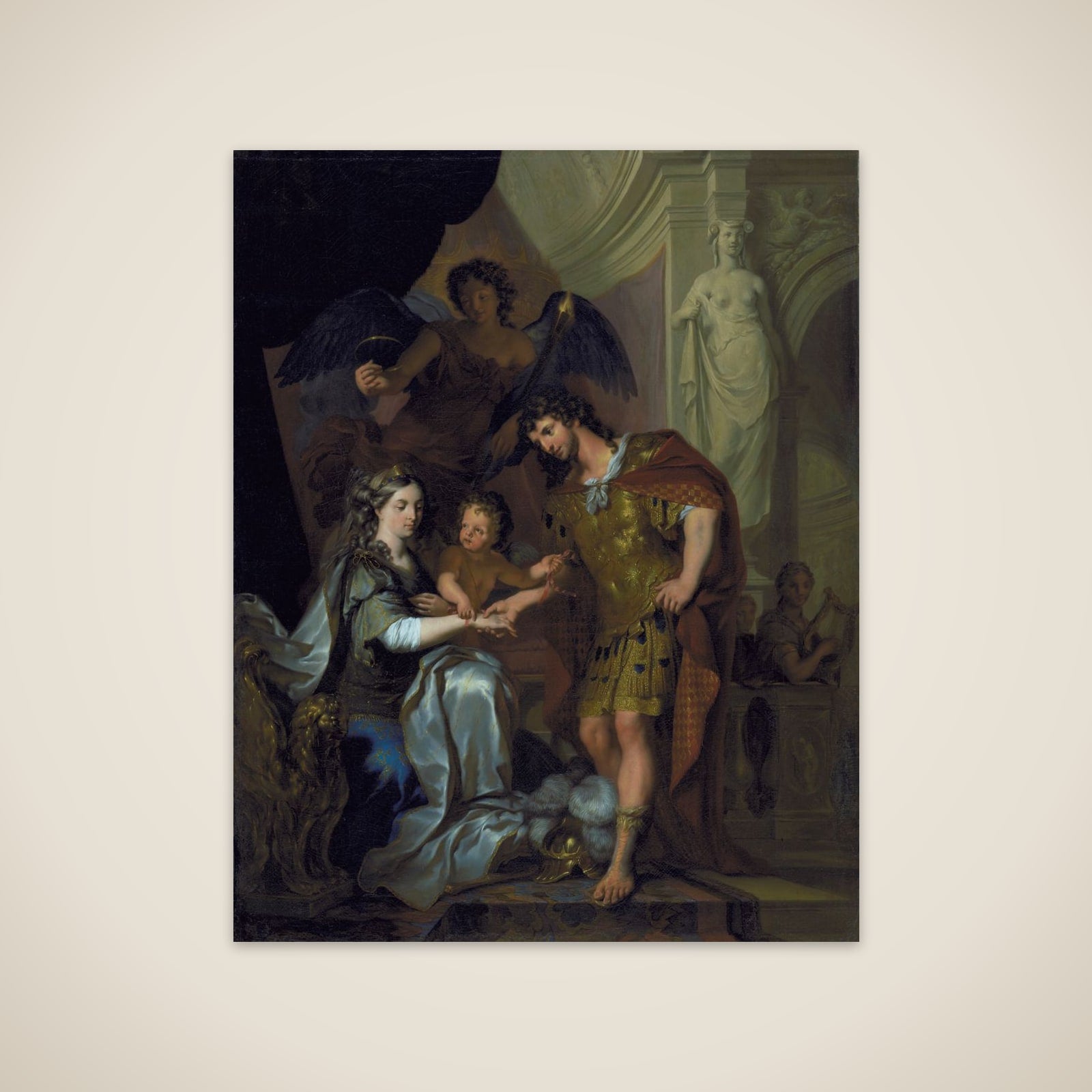 Alexander og Roxanes bryllup (?) unframed print