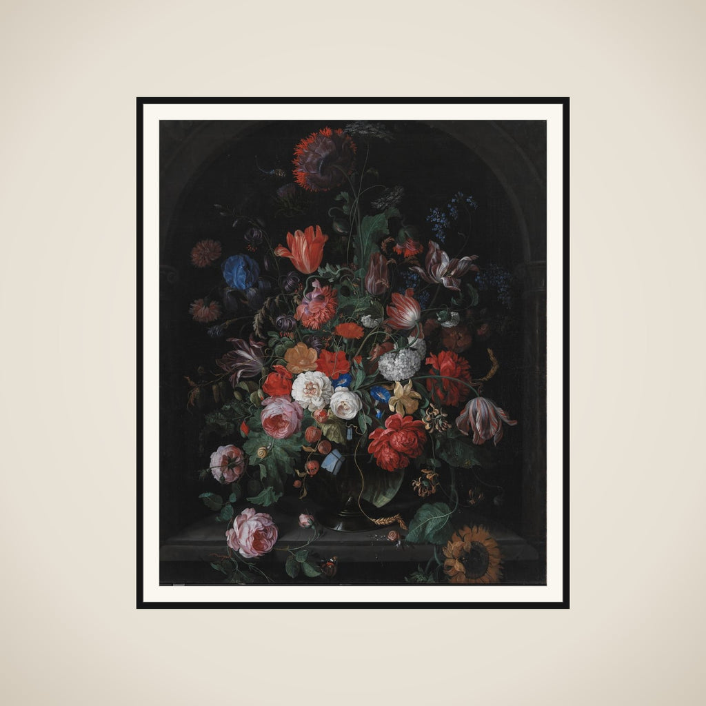 Blomsterstykke framed
