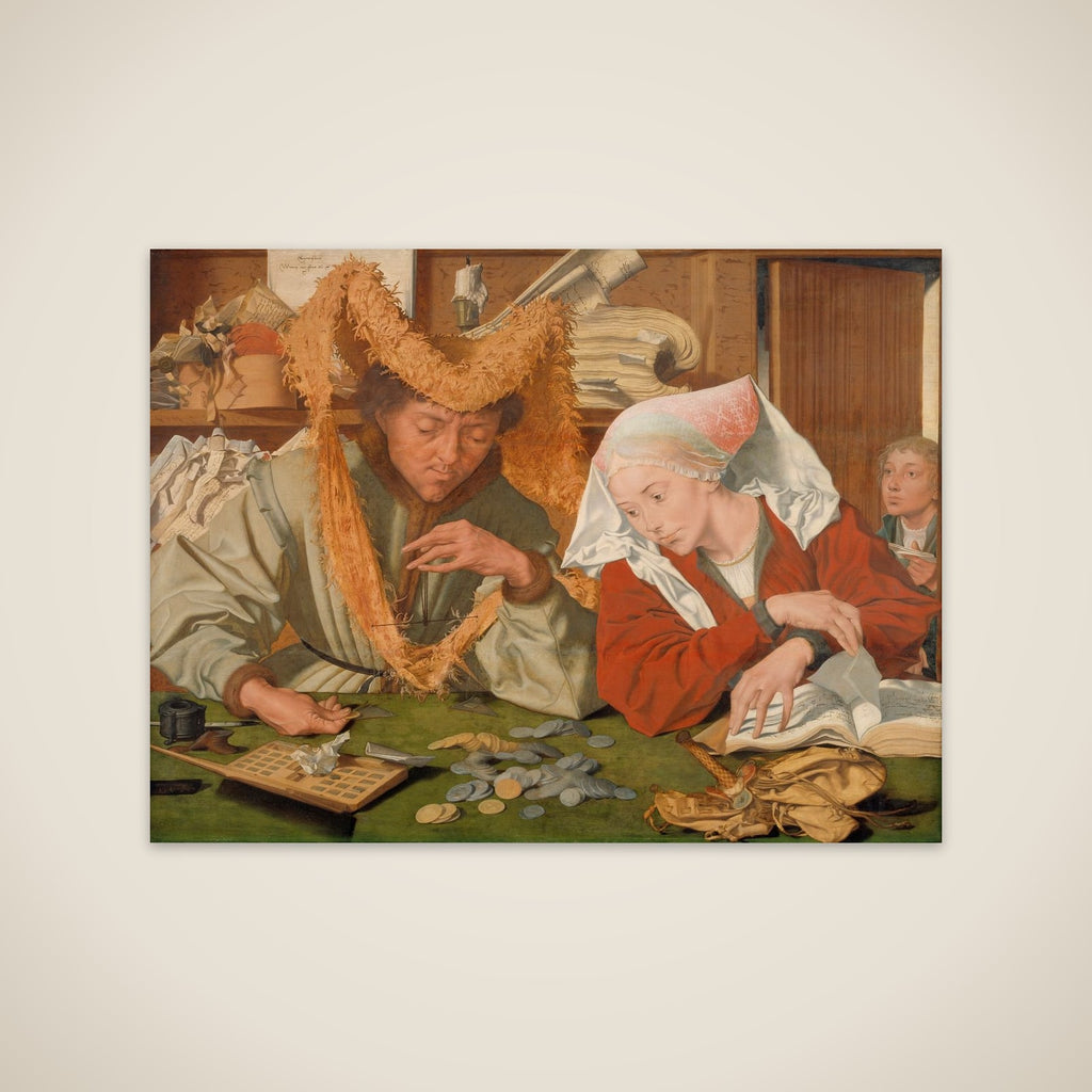 Købmanden med sin kone unframed print