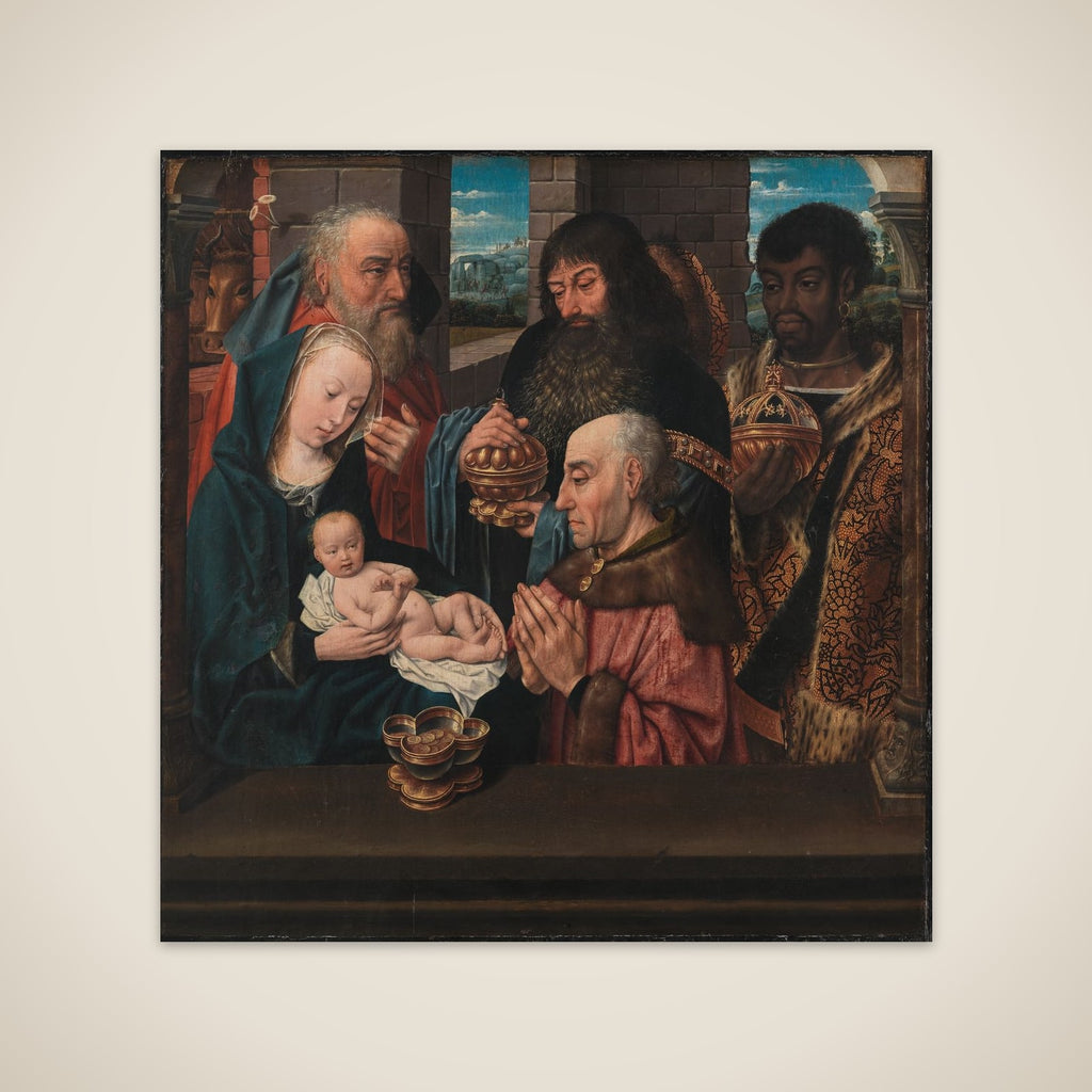 Kongernes tilbedelse unframed print
