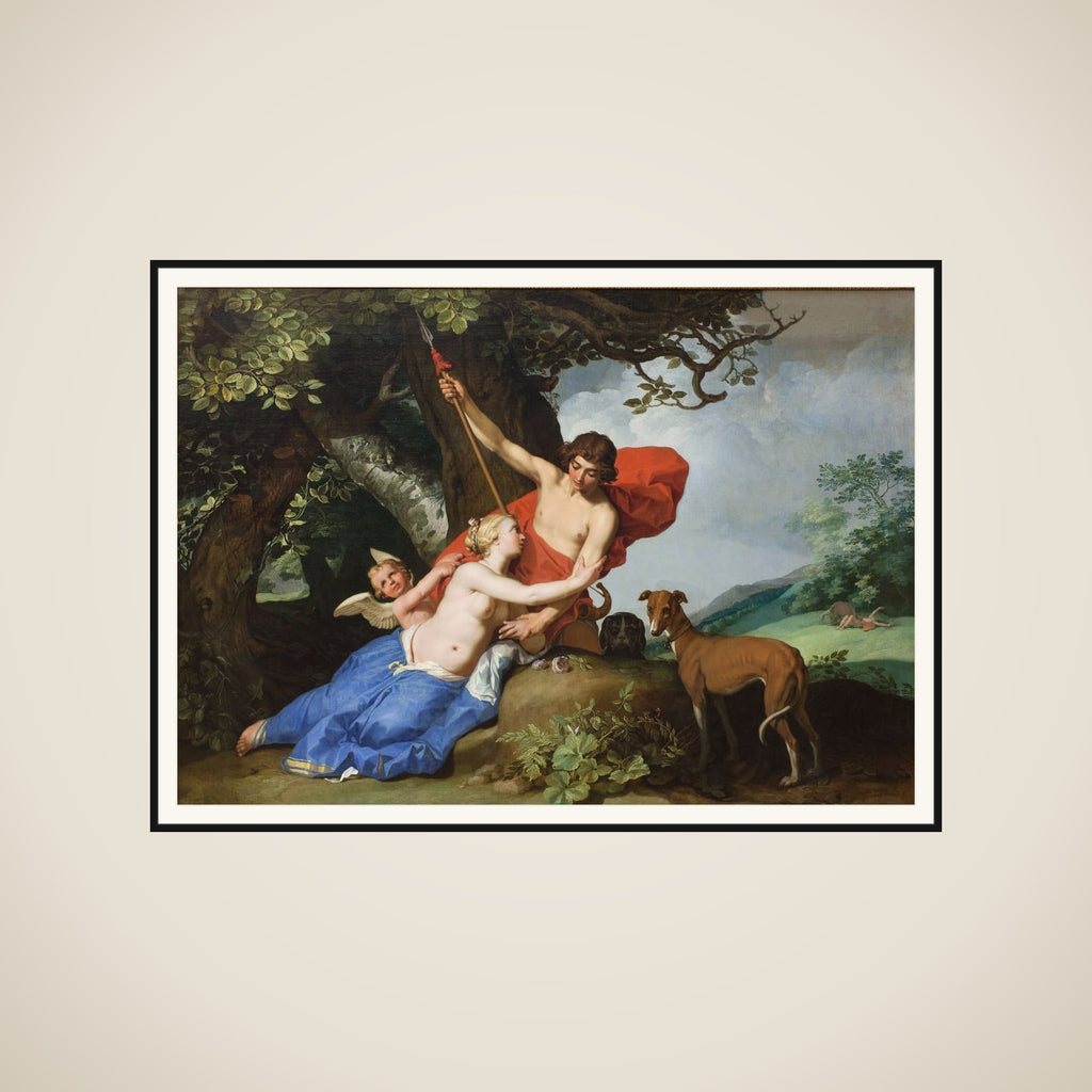 Venus og Adonis framed