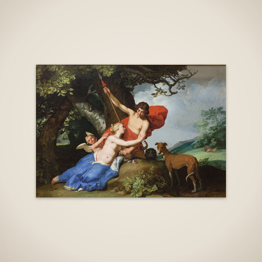 Venus og Adonis unframed print