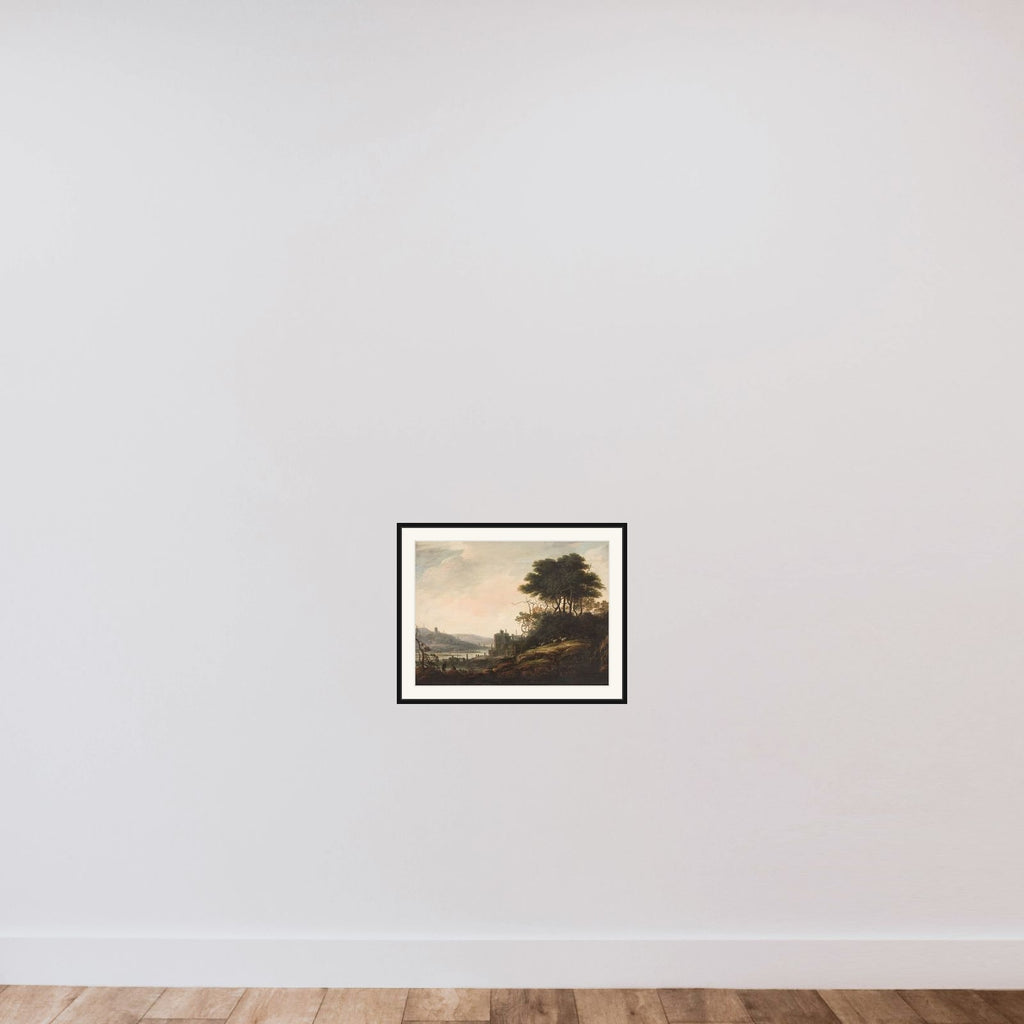 Landskab framed — shown to scale