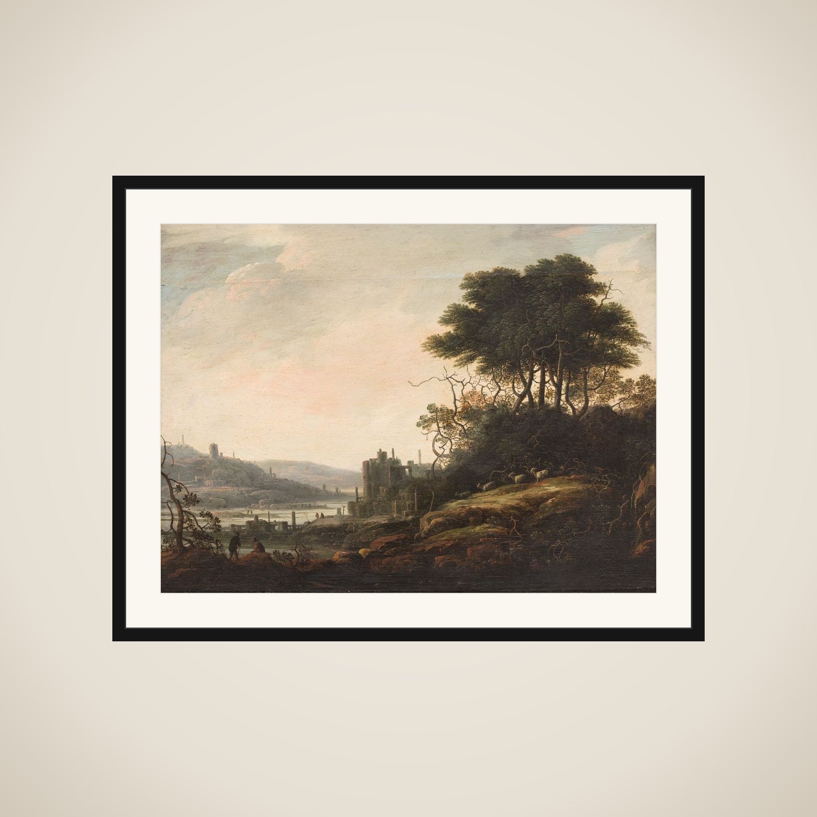 Landskab framed