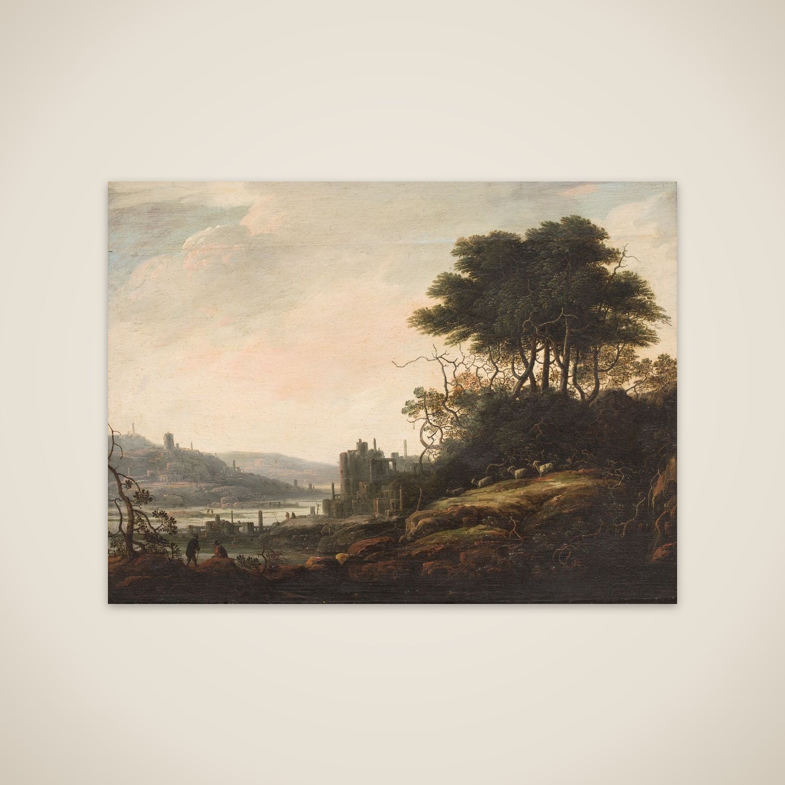 Landskab unframed print