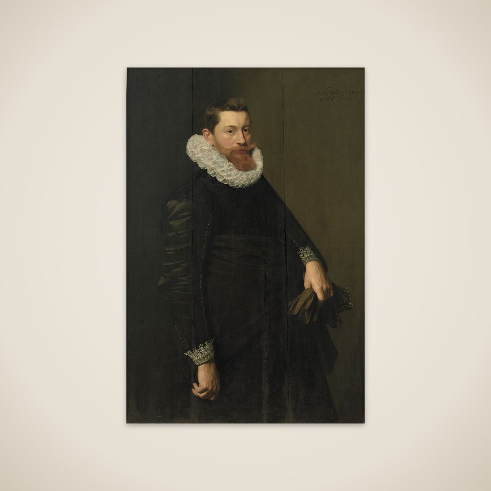 Herreportræt unframed print