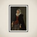 Dameportræt framed