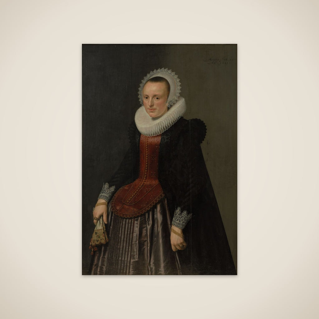 Dameportræt unframed print