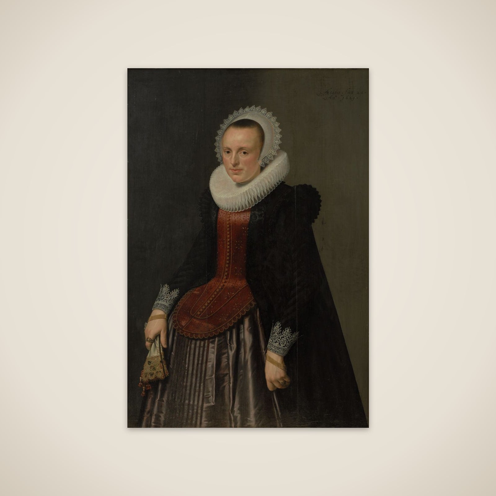 Dameportræt unframed print