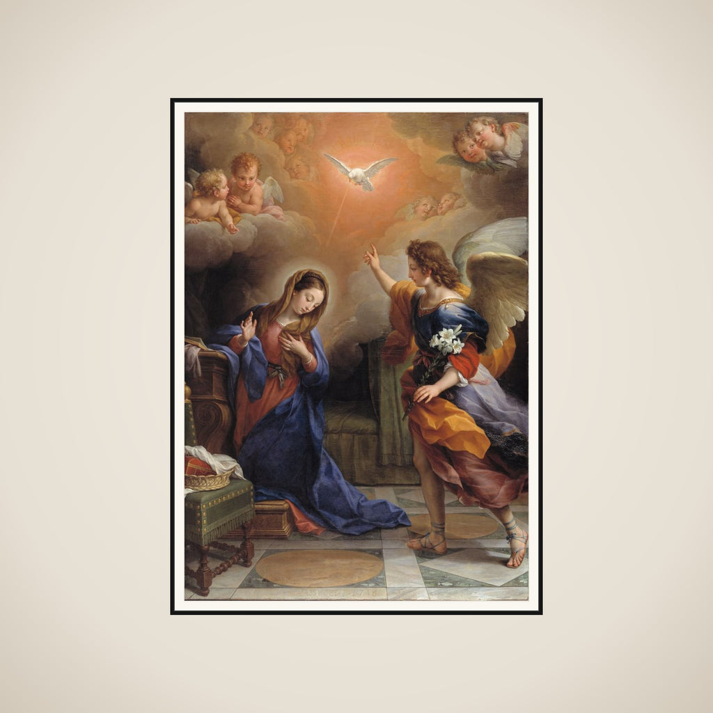 Mariæ bebudelse framed