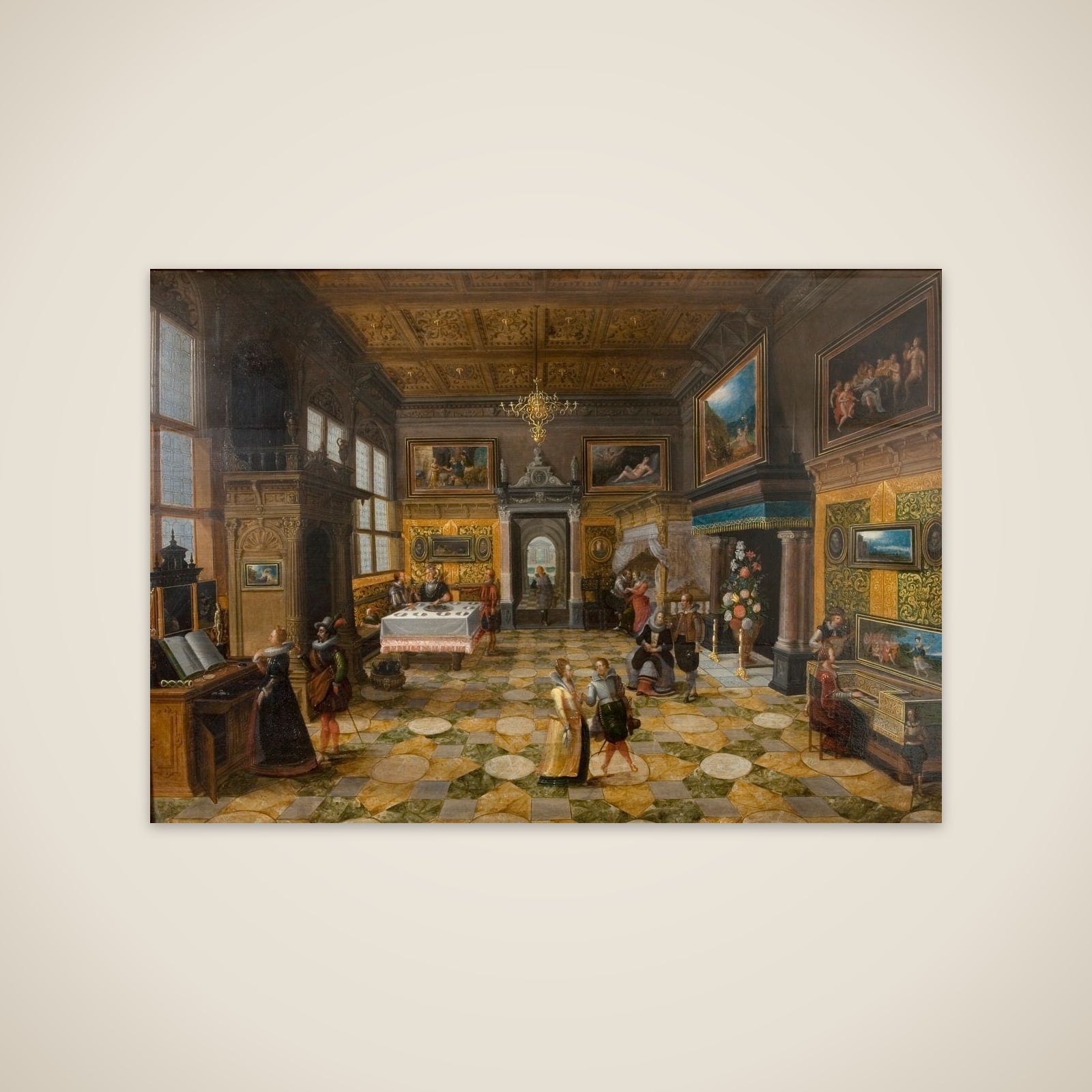 Selskabsstykke unframed print