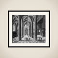 Kirkeinteriør framed