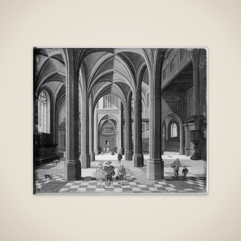 Kirkeinteriør unframed print