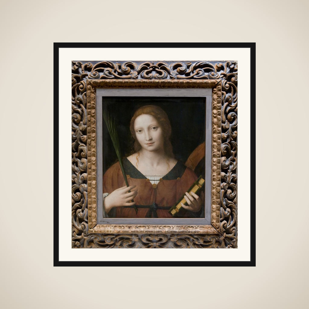 Den hellige Catarina af Alexandria framed