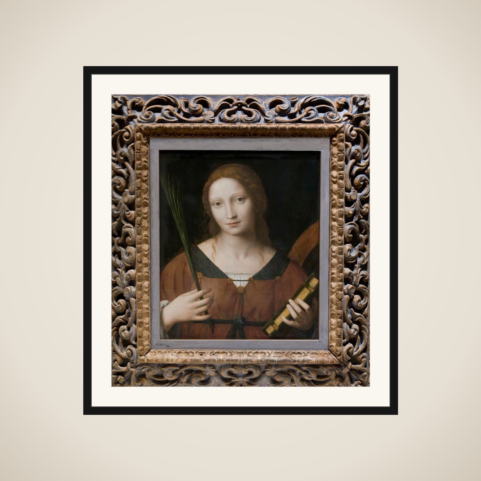Den hellige Catarina af Alexandria framed
