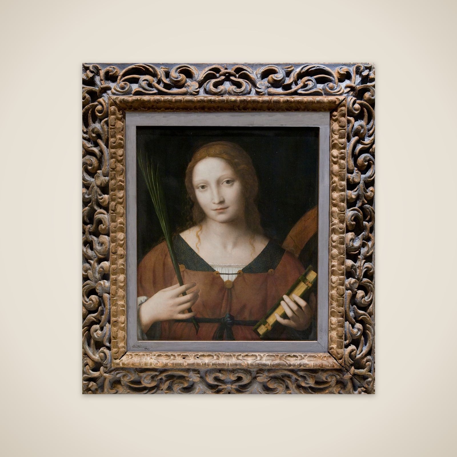 Den hellige Catarina af Alexandria unframed print