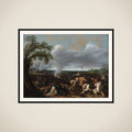 Gustav II Adolf af Sverige i slaget ved Lützen 16. november 1632 framed