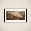 Sommer ved værtshuset "Liljen" framed