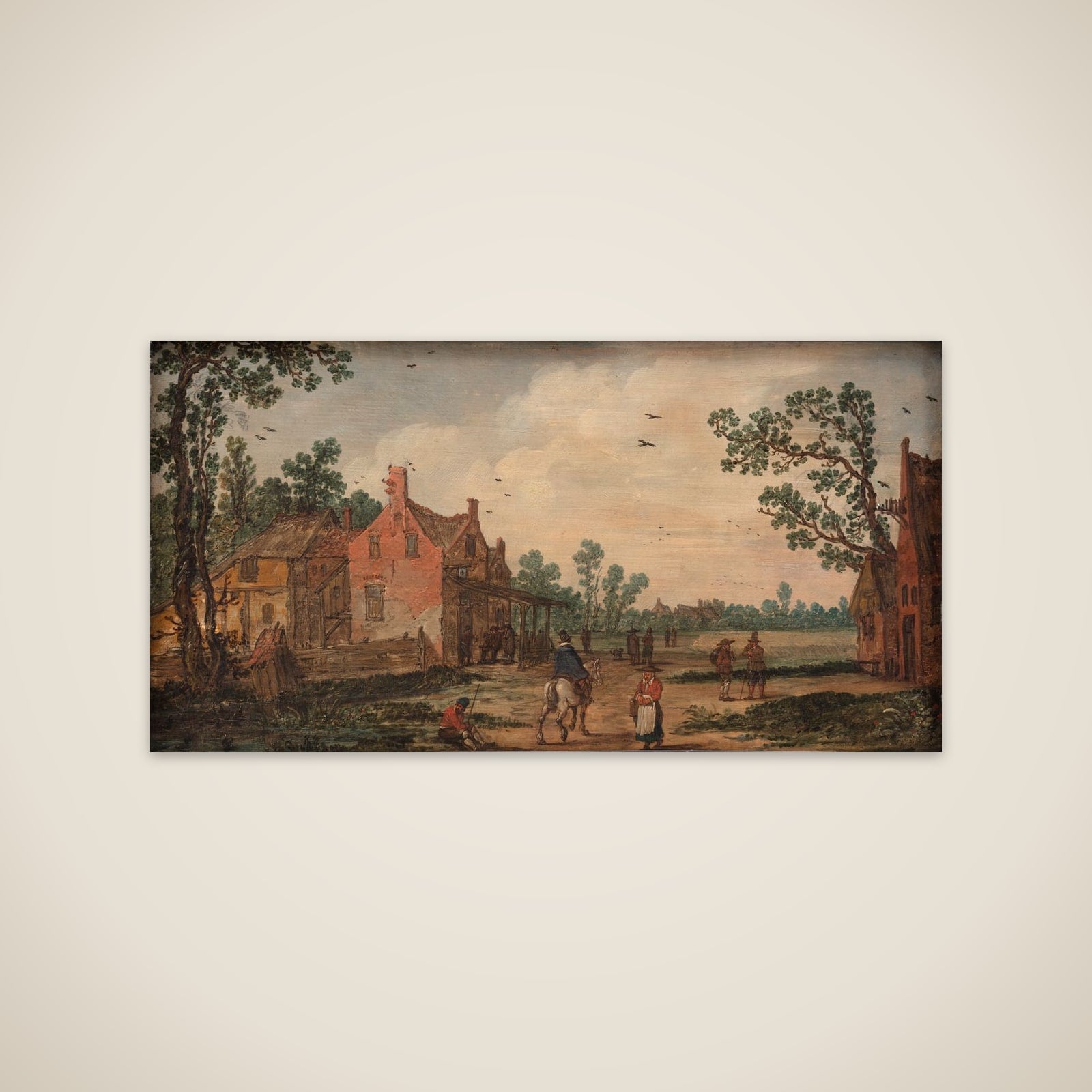 Sommer ved værtshuset "Liljen" unframed print