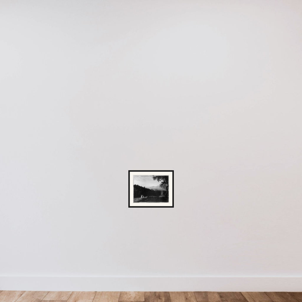 Latona med hendes børn framed — shown to scale