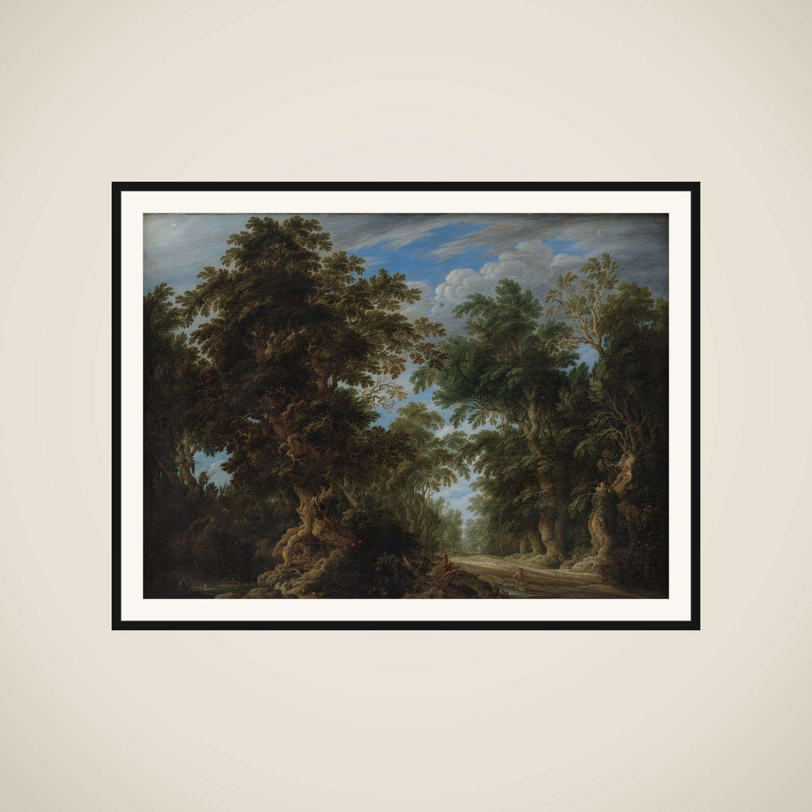 Skovlandskab framed