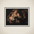 Musiceren ved levende lys framed