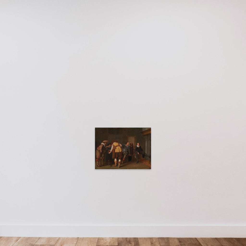 Brætspillerne unframed — shown to scale