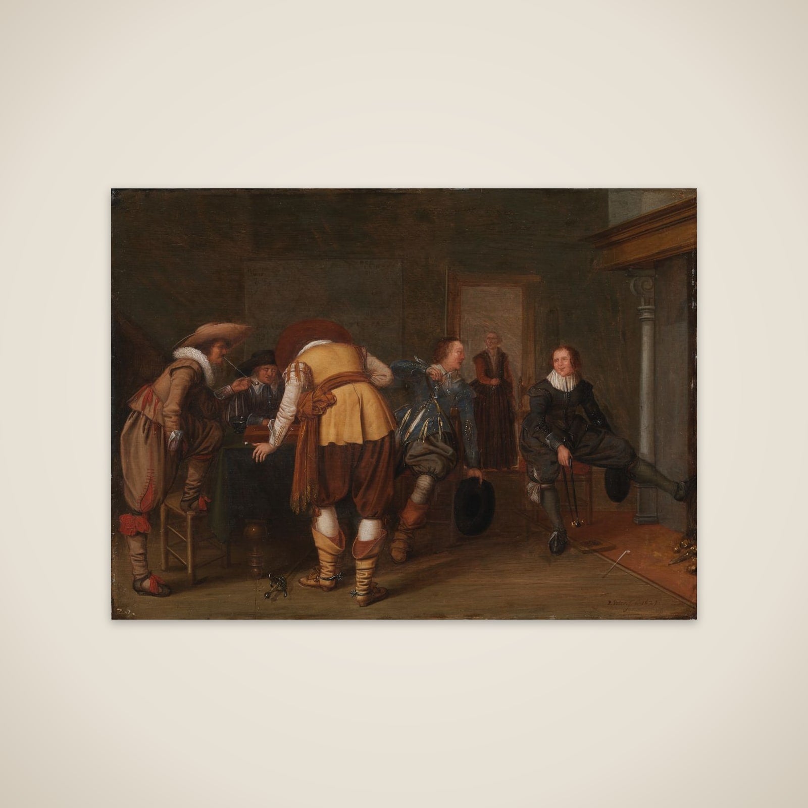 Brætspillerne unframed print