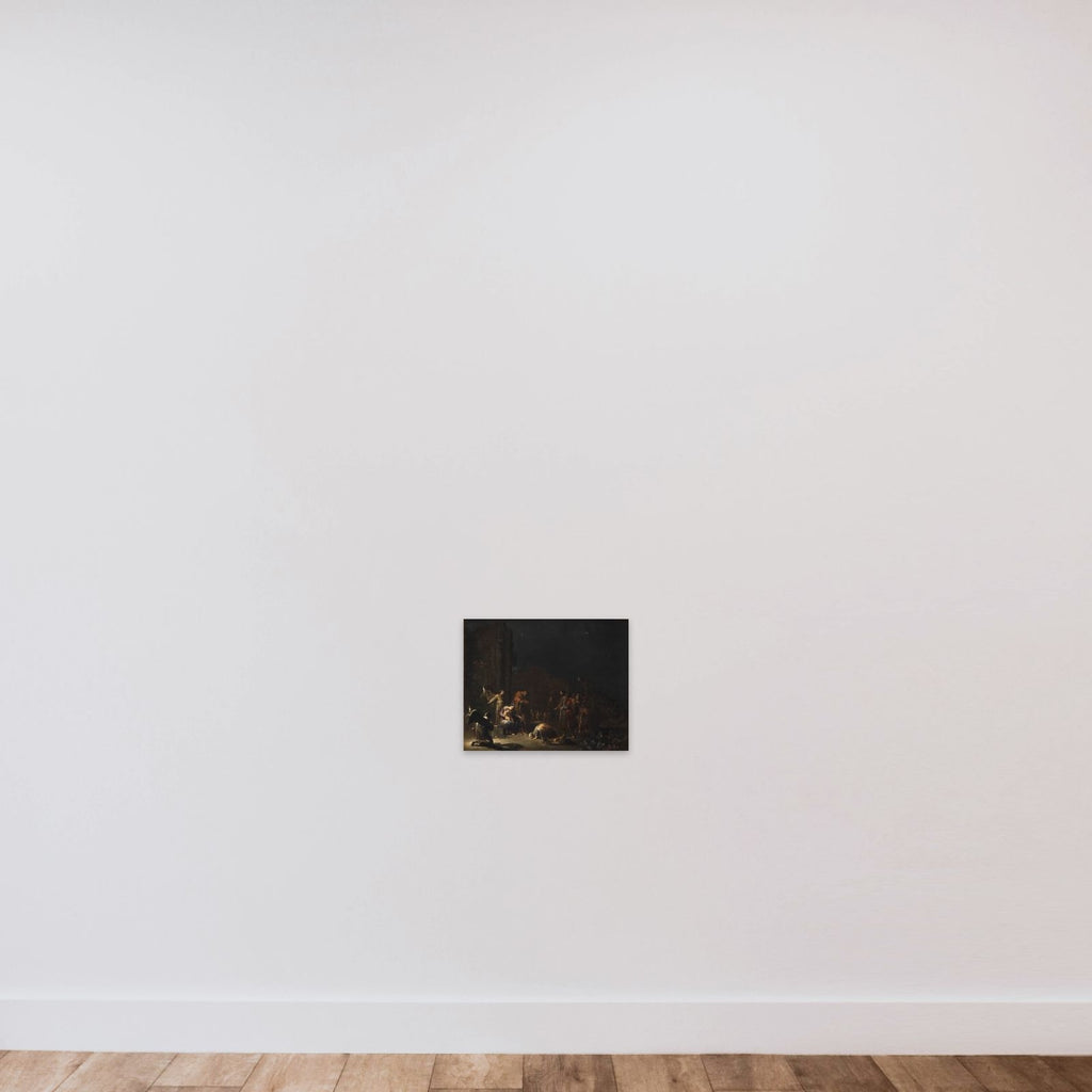 De hellige tre konger unframed — shown to scale