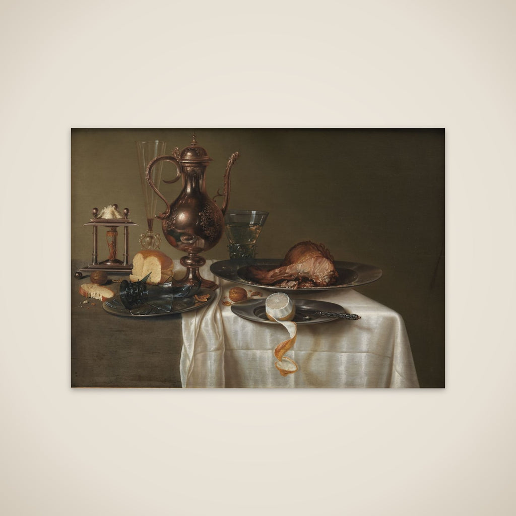 Stilleben. Måltidsstykke unframed print