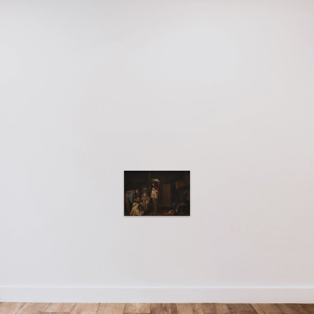En vagtstue unframed — shown to scale