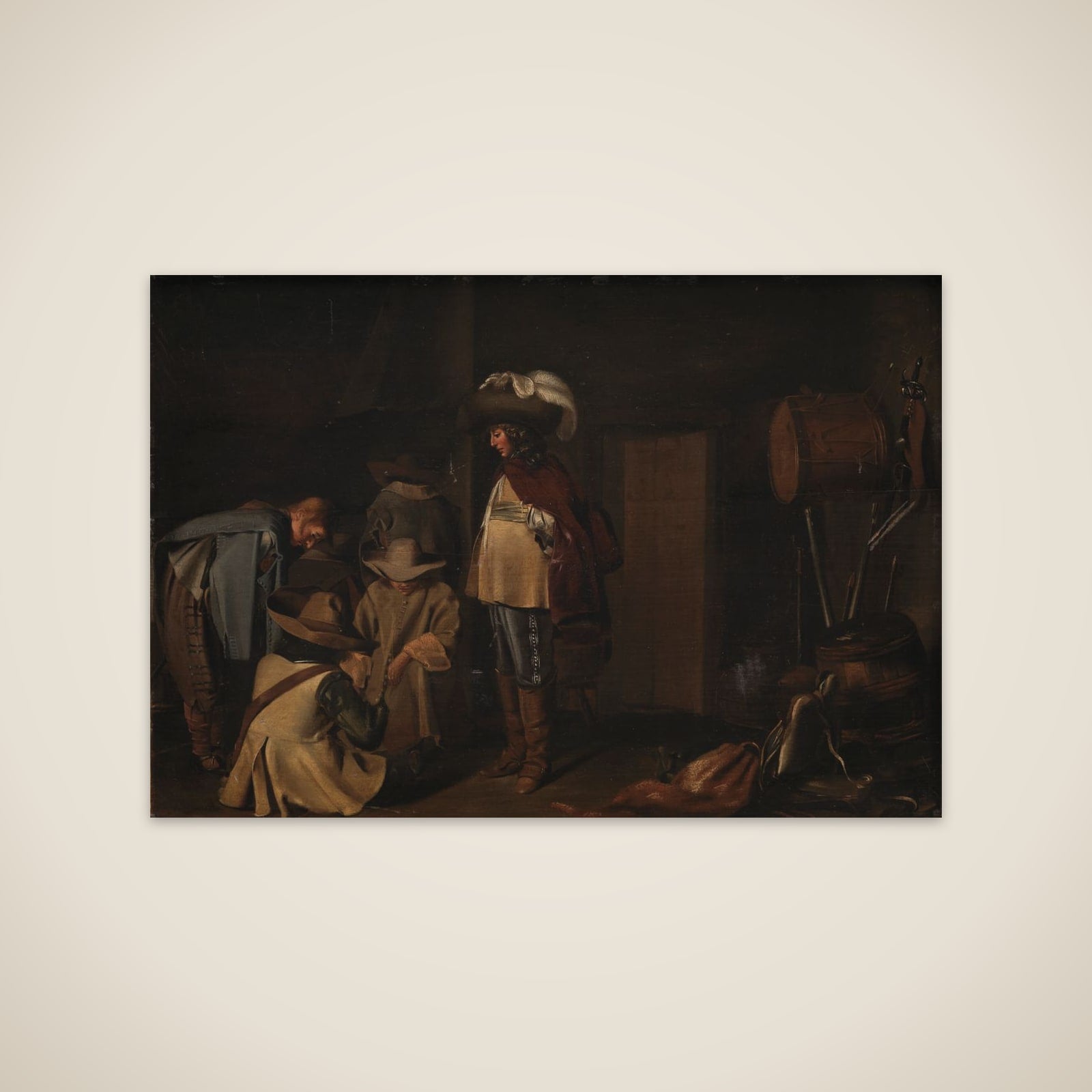 En vagtstue unframed print