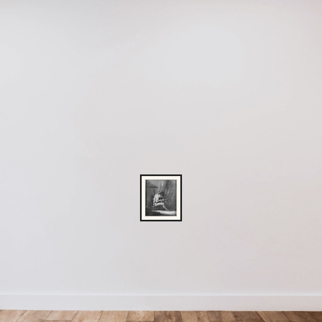 En tobaksryger framed — shown to scale