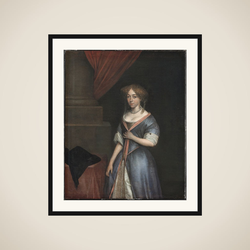 Dameportræt framed