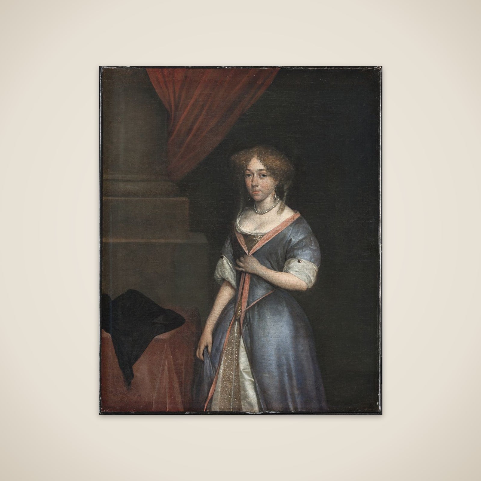 Dameportræt unframed print