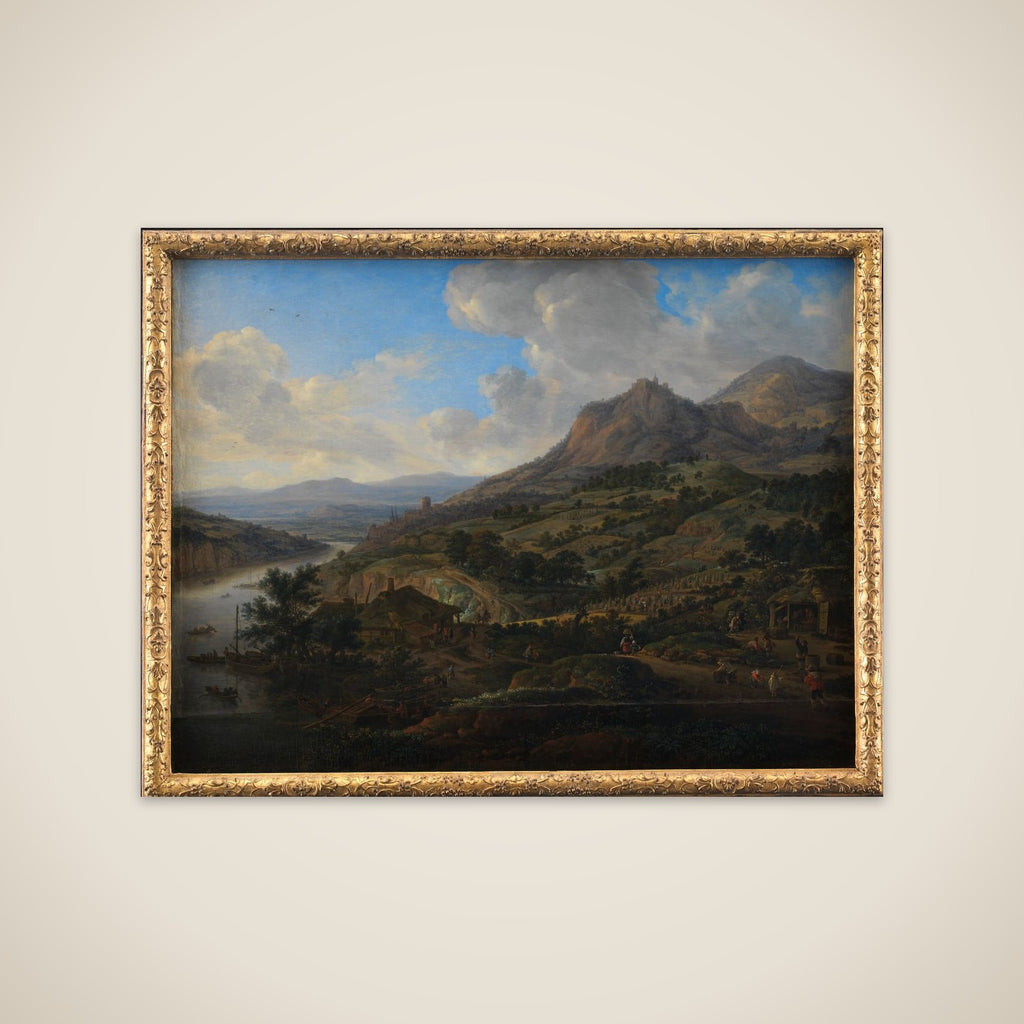 Vinhøst ved Rhinen unframed print