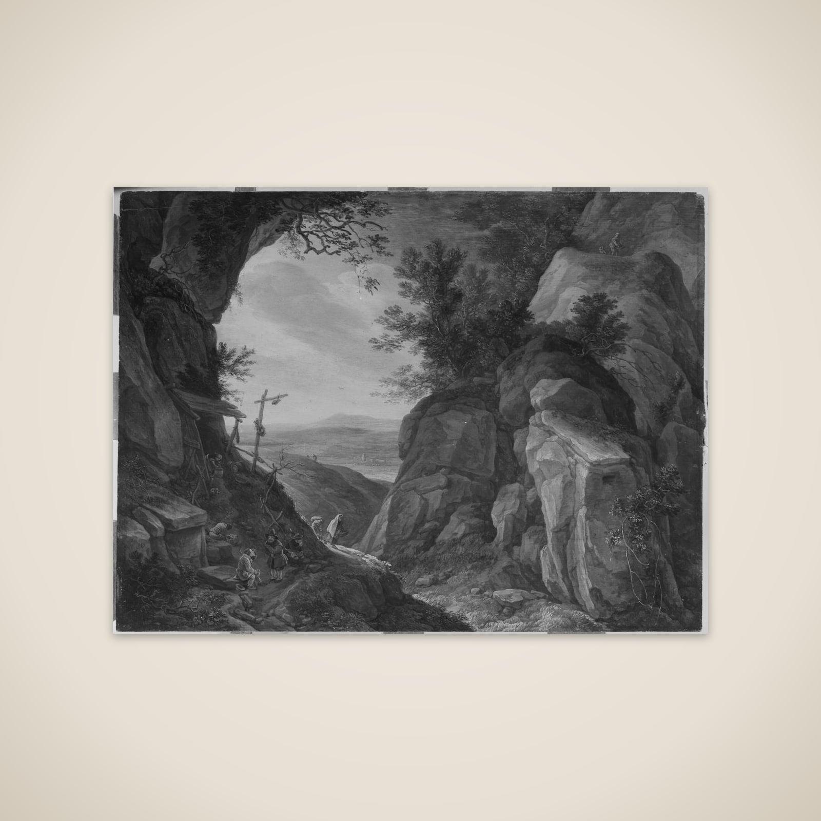 Klippelandskab unframed print