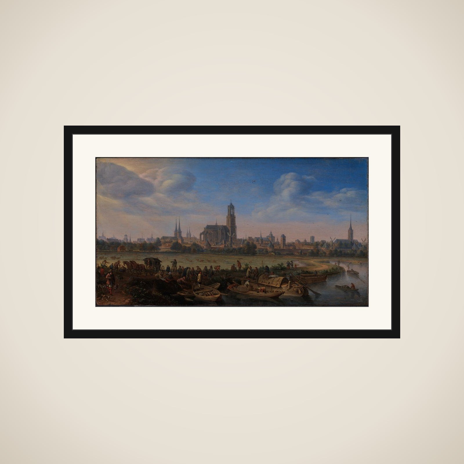 Prospekt af Utrecht framed
