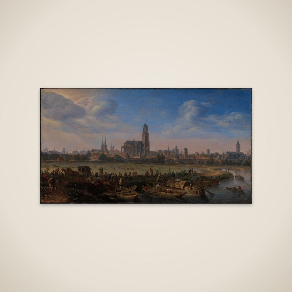 Prospekt af Utrecht unframed print