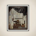 Det indre af Sint Gertrudiskerk i Bergen op Zoom framed